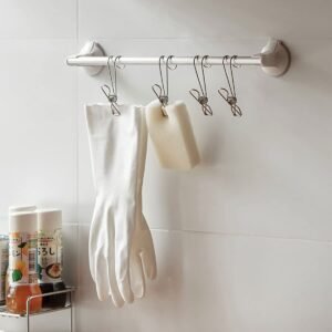 Stainless Steel Metal Long Tail Clip With Hooks (1SET/5PCS)